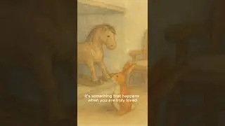 The Heartfelt Moral of The Velveteen Rabbit 🐇❤️ | #Shorts #soothingstories #cute #bedtimetraditions
