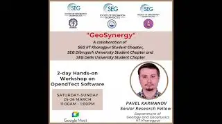 GeoSynergy Event 2 -  Tutorial video on downloading OpendTect software and data