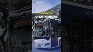 Bus Listrik di Kota Medan