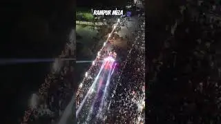 Taj dj Jaunpur in Rampur mela #viralshort #shortvideo #djcompetition #djlighting