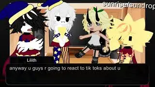 {Sundrop and Moondrop and Y/N  reacting to tik toks of them}{part 1}