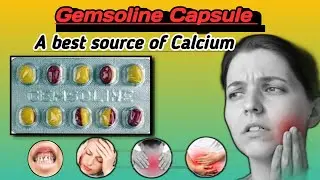 Gemsoline Capsules Uses Or Side Effects in Hindi | calcium soft gelatin capsules uses in hindi