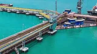 Drone View for Sentral Grain Terminal Factory in Cilegon, Banten