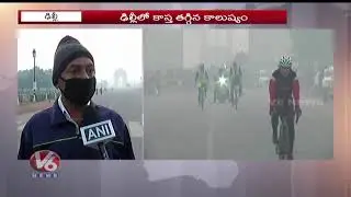 Delhi Slowly Recovering From Air Pollution Emergency | V6 Telugu News