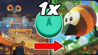 Toad's Factory to Acorn Heights in 1 A Press - Mario Kart World