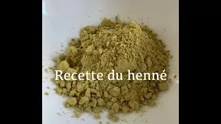 • Recette de la pâte de henné by @HennaVagabond •