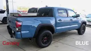 Cavalry Blue Tacoma TRD Pro