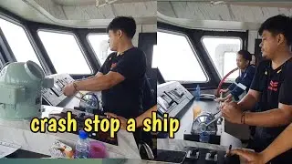 crash stop a ship