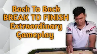 Back to Back 2 Break To Finish Extraordinary Carrom Gameplay
