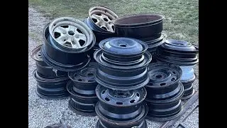 Steel Tires & Rims All Processed