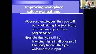 Workplace Health and Safety: Job Hazard Analysis with Considerations for Persons with Disabilities