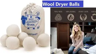 OWW Best Wool Dryer Balls Natural Fabric Softener, Reusable Large Dryer Ball | Fit life