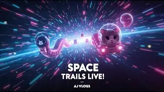 🐍 Space Trails Live | Epic Space Chase & Tricks | Aj Vlogs