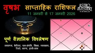Taurus | वृषभ | Weekly horoscope | 11 -17 January 2026