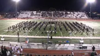 2014-10-31 CRHS at Strake Jesuit - halftime Halloween Thriller