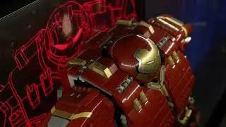 Hulkbuster - IRON MAN Mark 44（LEGO 76210） LED Display Case #legodisplay #ironman #jwoodesign