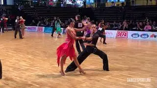 Lars Olav Eltervaag - Paraskevi Zygouri NOR | Cha Cha Cha | 1/8 WDSF GrandSlam Latin - FOC 2018