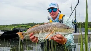 FIshing a FLOOD TIDE for Redfish!