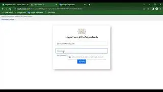 Google Apps Script - Login Form V.7x - Auto Refresh Feature (Demo)