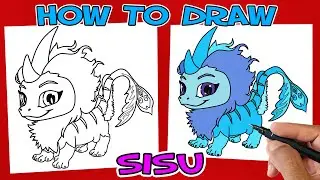 How to Draw SISU | Raya and The Last Dragon - draw so cute - Drawing Learn to draw