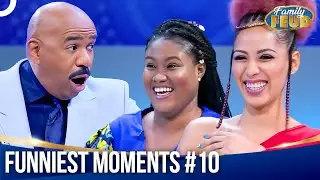 Steve Speaking Ga Cracks Everyone Up! | Family Feud