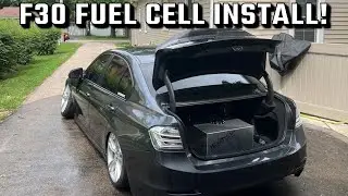 BMW F30 FUEL CELL INSTALL + BATTERY HARNESS RELOCATION