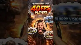 The problem of every 40 FPS players 💔💔#support #bgmi #40fps #problem #gaming #trending