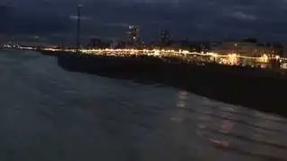 Brighton pier sunset view