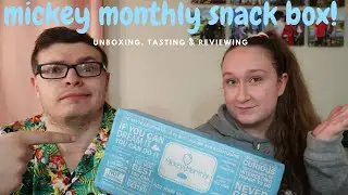 mickey monthly snack box! | november 2020