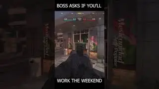 Call of Duty Modern Warfare 3 NO WEEKENDS #modernwarfare #modernwarefare3 #memes  #funnyshorts