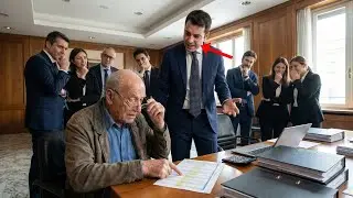 Il banchiere chiamò il vecchio umile “ignorante” — poi lui trovò l’errore che gli costava milioni.