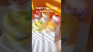 Fall slime drop so fluffy #slime #slimedrop #slimeshopcafe #fallcore #softesthetic