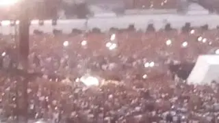 Arriv&eacute;e de Rihanna au parc OL
