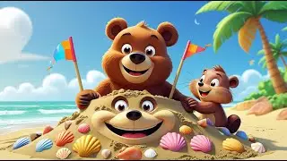 Cute Bear and Friends&rsquo; Beach Adventure | Fun Kids Cartoon Story with Animals ❤️