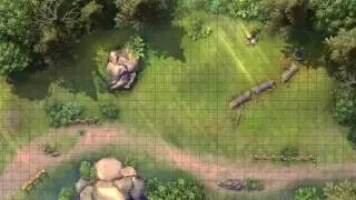 3 Hour Living Battle Map - Forest, Mid Day