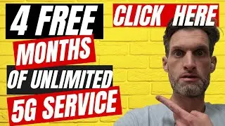 Get 4 FREE Months of 5G Service Click Link In Description Box Verizon T-Mobile Mint Mobile eSIM