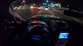 GoPro 10 Night Drive through Albuquerque New Mexico
