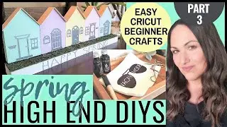 🟣 SPRING HOME D&Eacute;COR CRAFTS | INFUSIBLE INK DIY | BEST BEGINNER PROJECTS USING CRICUT JOY