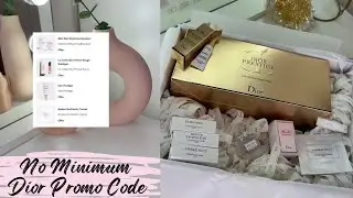 Dior Beauty unboxing with no minimum purchase Promo Code