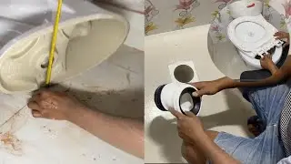 How To install S Trap W/C | Toilet Seat Fitting | Simple Method 2024