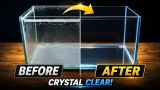 Cara membersihkan kerak/noda membandel pada aquarium | How to clean your aquarium/fish tank