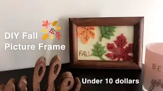 Fall Frame DIY | Under 10 dollars