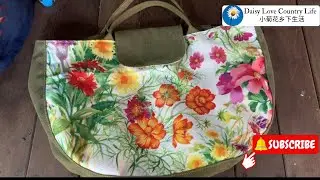 DIY Tote Bag Tutorial / How to make your own Shopping Bag