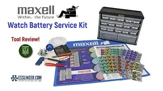 Maxell - Watch Battery Service & Repair Kit - Tool Review!