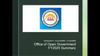 OOG Director&rsquo;s Introduction: The State of Government Transparency in DC