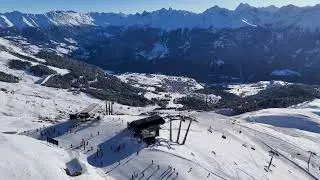 Drohnenflug aus dem Skigbiet am 30.1.2026