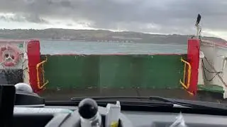 Choppy ferry crossing