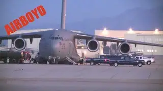 C-17 Operations At March AFB - Hurricane Sandy Relief (2012)