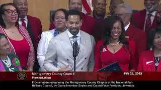 Proclamation Recognizing the Montgomery County Chapter of the National Pan-Hellenic Council