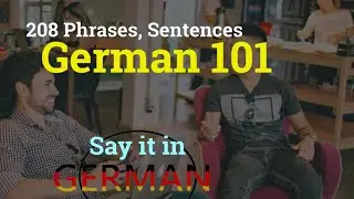 German Learning Routine | 208 Basic Words and Phrases for Everyday User